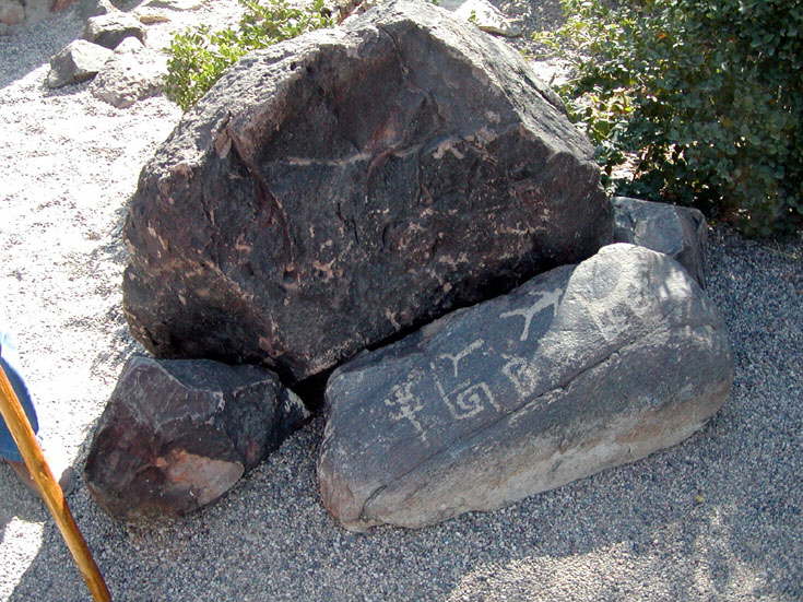 petroglyphs (ancient rock carvings)