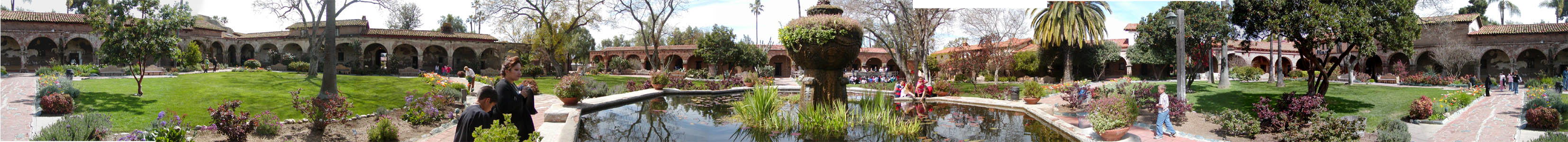 San Juan Capistrano Courtyard 360 degree Panorama