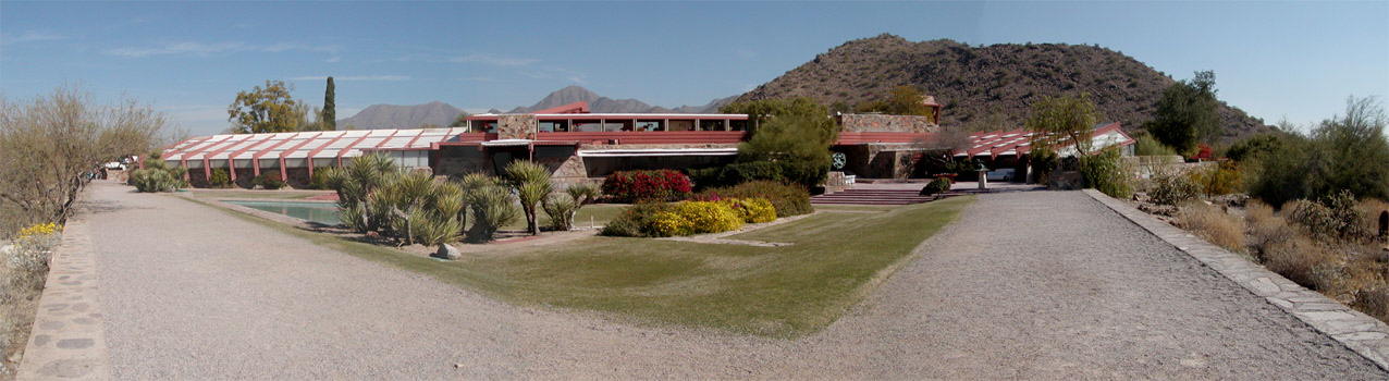 Taliesin West  -  Frank Lloyd Wright's winter home/studio