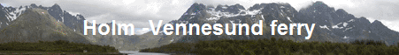 Holm -Vennesund ferry