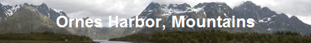 Ornes Harbor, Mountains