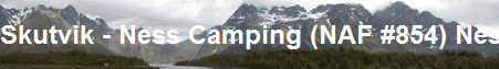 Skutvik - Ness Camping (NAF #854) Nesberg...