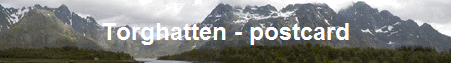 Torghatten - postcard
