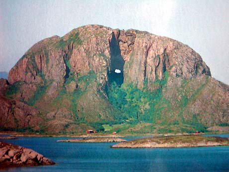 Torghatten - postcard