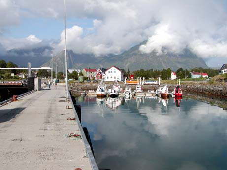 Skutvik Harbor - waiting for ferry to Lofoten Islands